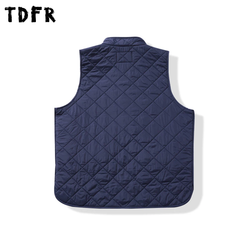 جيب بلون مبطن سترة رجالي ريترو البضائع الخريف الشتاء عادية الوقوف طوق أكمام واحدة الصدر سترة رجل #3