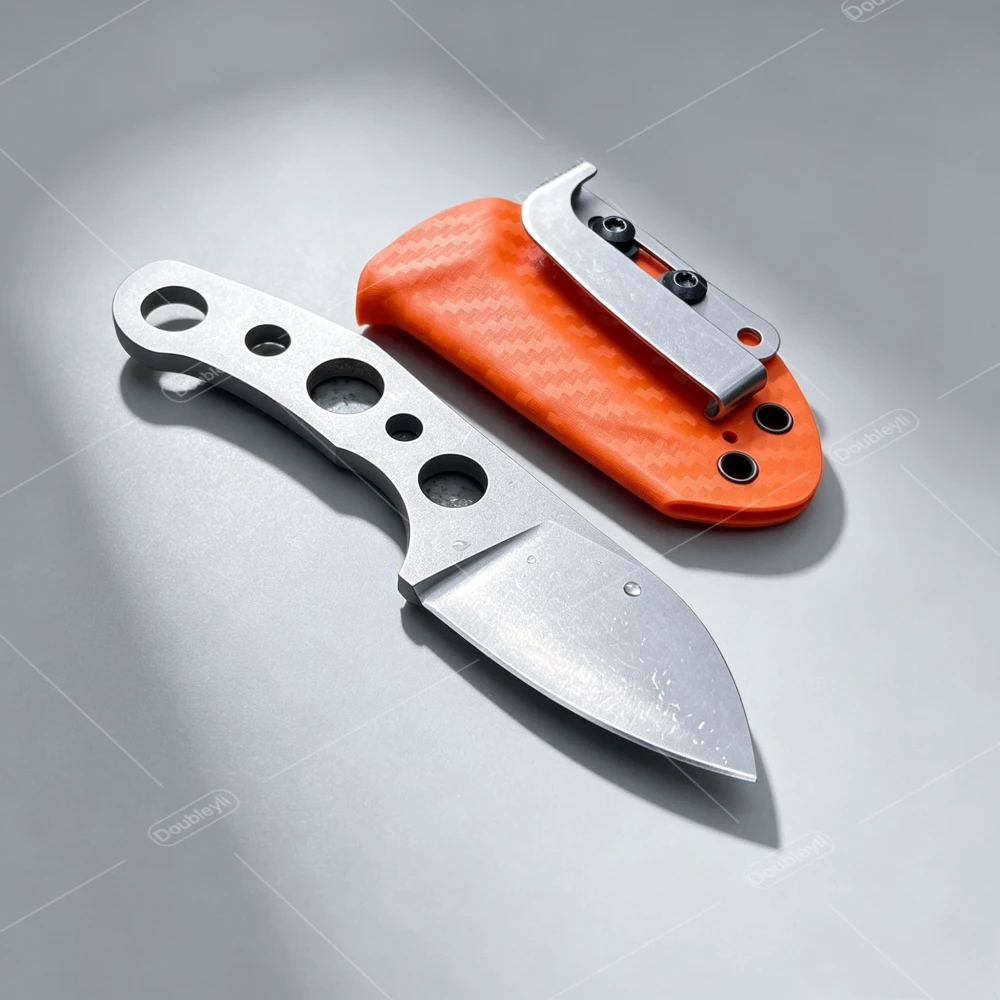 Compact Portable GMF1 Straight Knife Practical Compact Camping Tool with Sheath EDC Hiking Food‑prep Wood Whittling Carving Tool