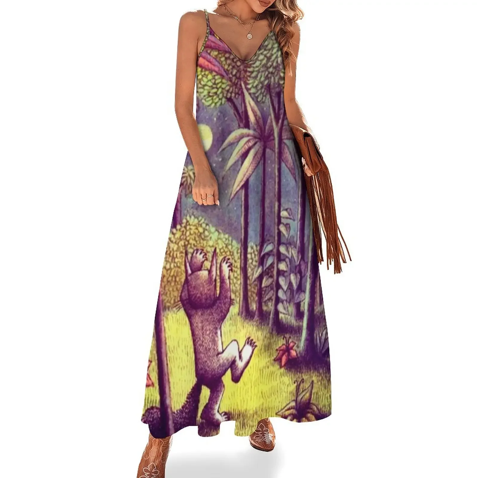 

Let the Wild Rumpus Start Sleeveless Dress ladies dresses for special occasions Woman clothes