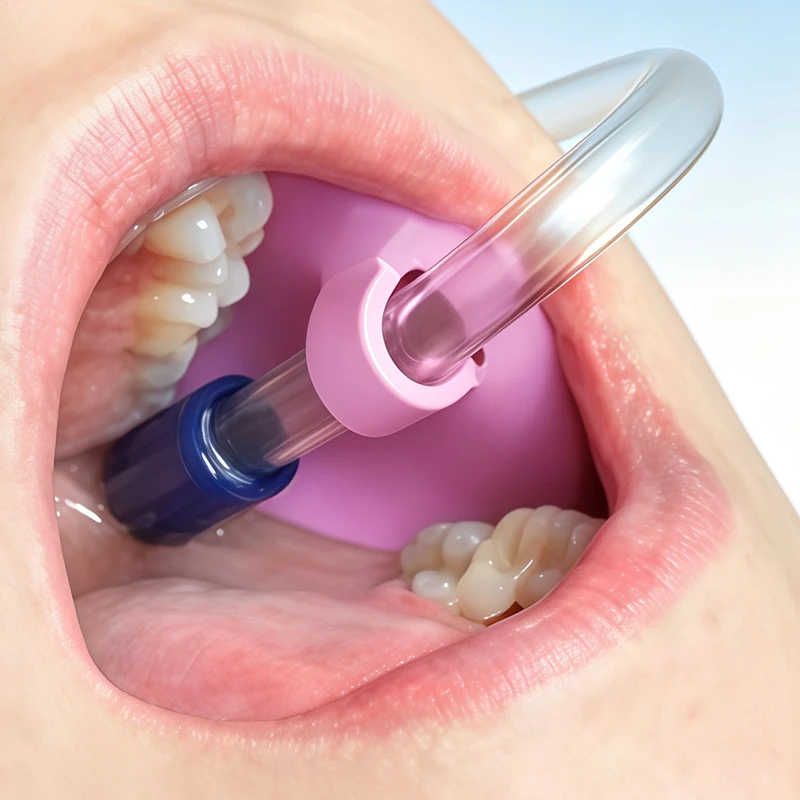 1 Stück/10 Stück/50 Stück Autoklavierbarer Dentaler Absaugschlauchhalter, Mundpflege-Werkzeug, Speichelablass, HVE-Schlauch-Lokalisator – Detail 4