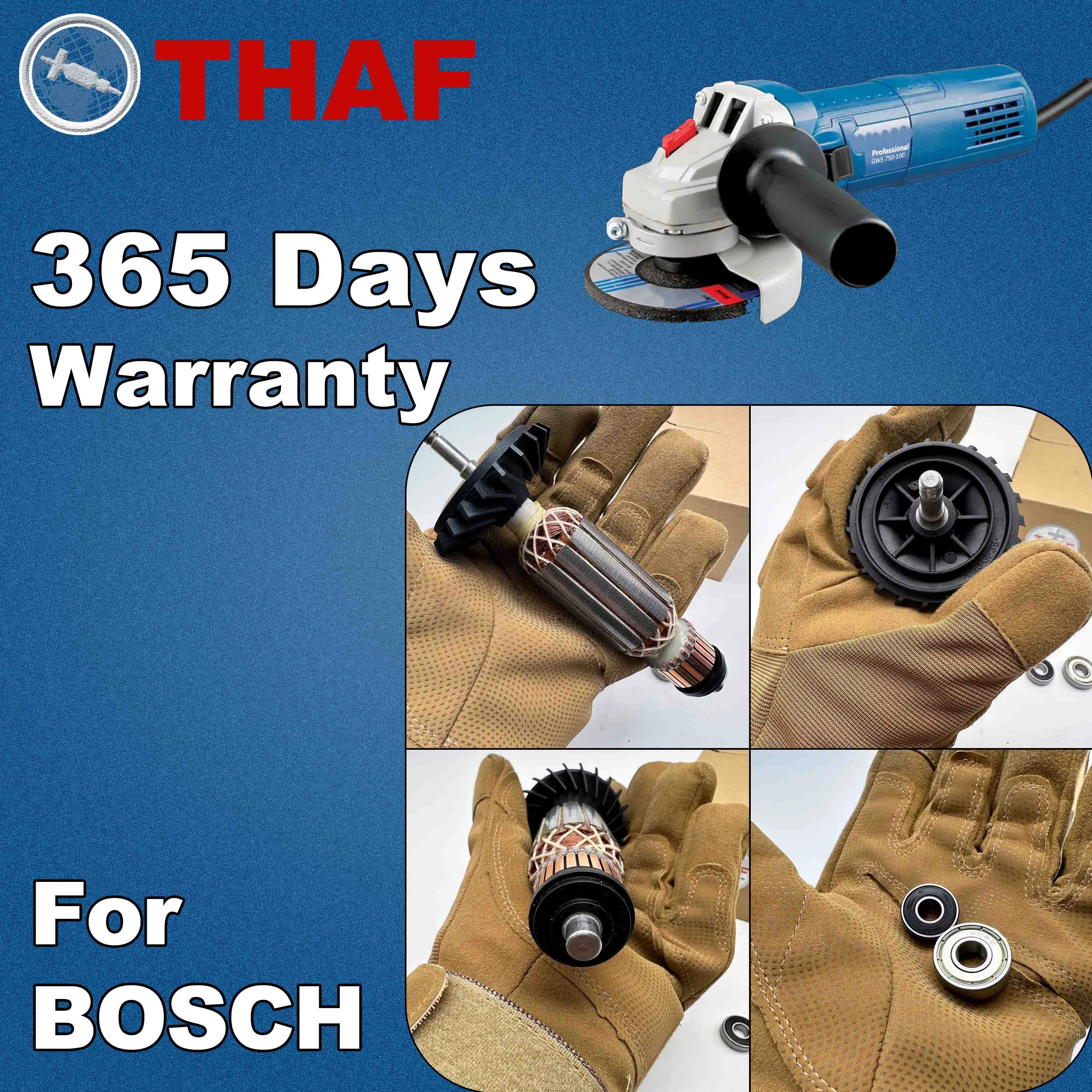 AC220V-240V Induzido substituição de BOSCH Combi Rebarbadora GWS 750-100 GWS 750-125 GWS750-100 GWS750-115 GWS750-125