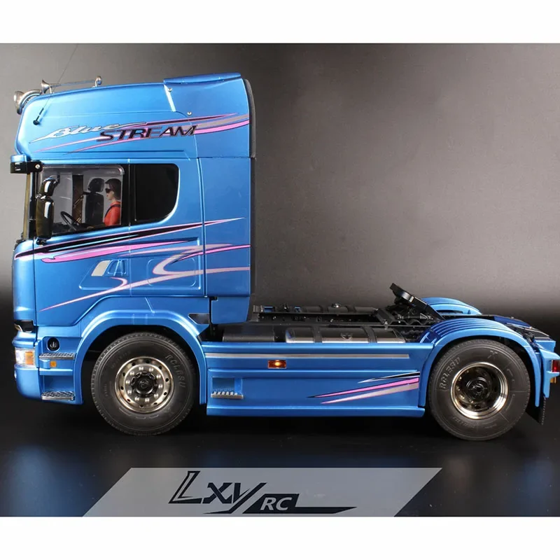 Escala 1:14, 2 uds., paneles laterales de Metal de simulación, accesorios de actualización para camión Tamiya RC SCANIA R470