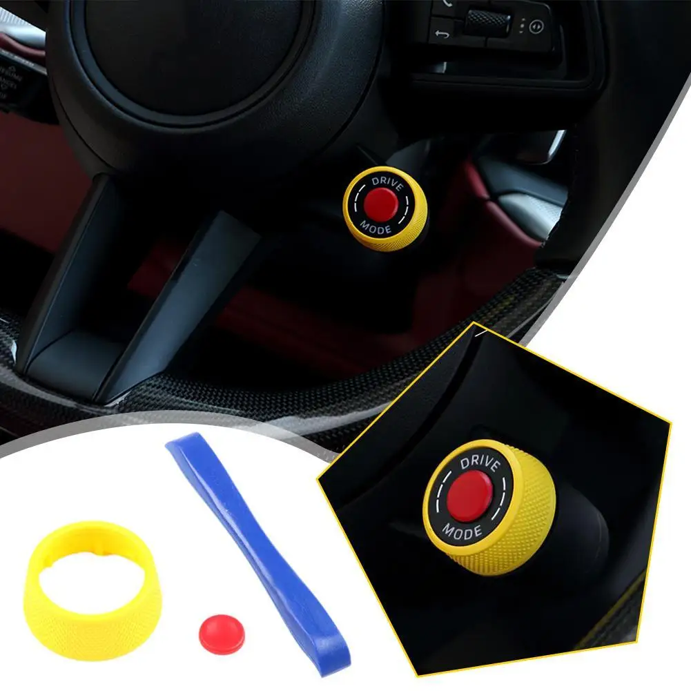 

Car Steering Wheel SC Knob Button For Porsche Cayenne Panamera 2017-2025 Macan 911 2017-2024 718 16-23 Taycan Modified Acce Z8K1