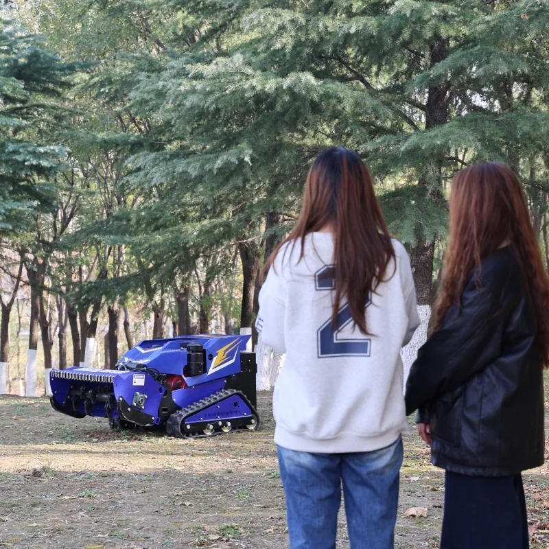 Customized Competitive Price Farm Flail Lawn Mower – 800-1000mm Cordless Remote Control Robot