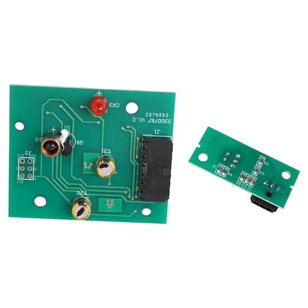 W10898445 Refrigerator Ice Level Control Emitter and Receiver LED Light Board for W10870822 Ice Maker Emitter LED Board