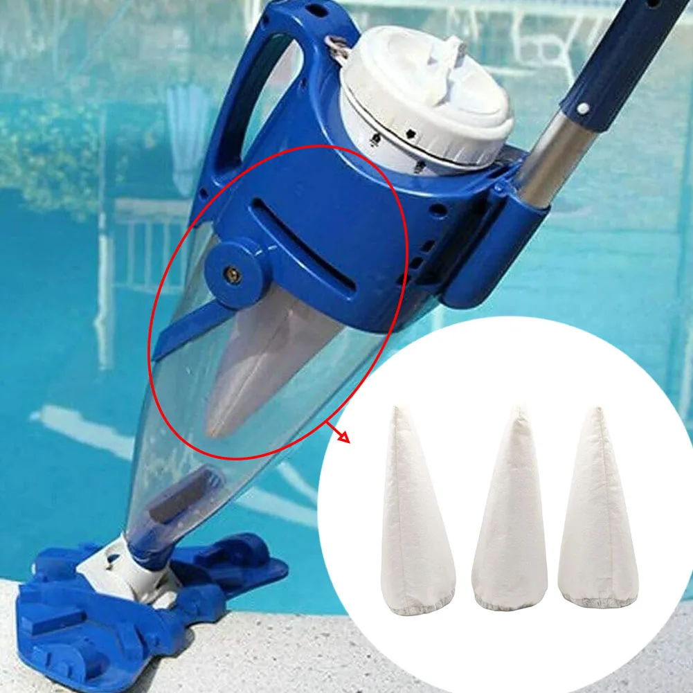 3 5 10 Pcs White Replacement Filter Bag For Pool Blaster For IVac 350 JPV300 For Centennial For Eclipse For Hydro 500 Vacuum Cle