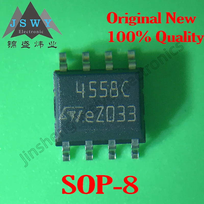 TJM4558CDT MC4558CDT 4558C SOP-8 Operational Amplifier Chip IC 100% Good Quality Free Shipping 1~40PCS