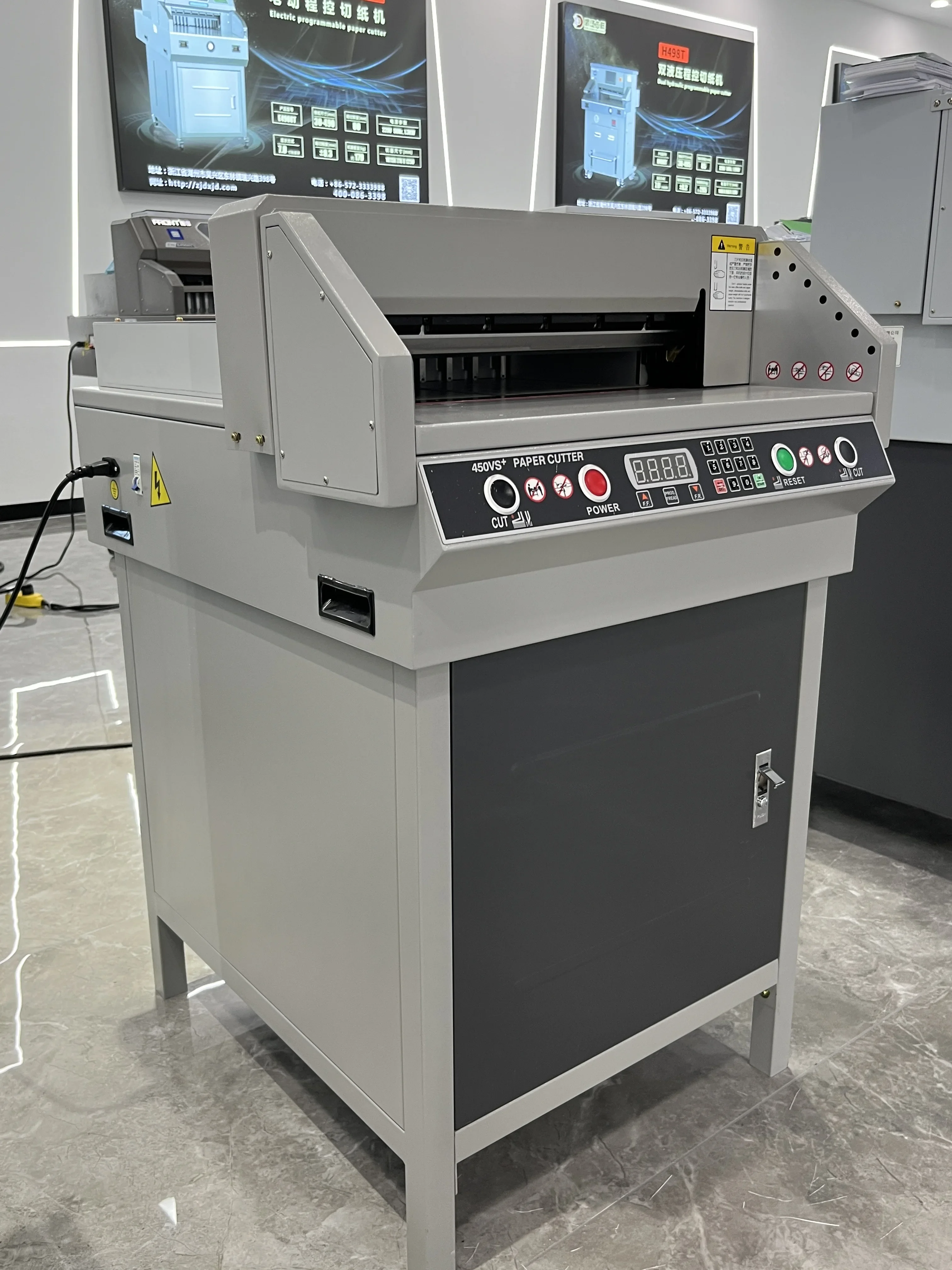 

FRONT Guillotine Paper Cutter For A3 A4 Electric Paper Trimmer 450vs Electric Paper Cutter