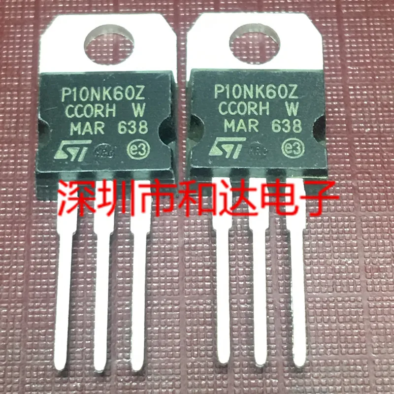 5PCS-10PCS P10NK60Z STP10NK60Z TO-220 600V 10A Baru dan Asli Tersedia