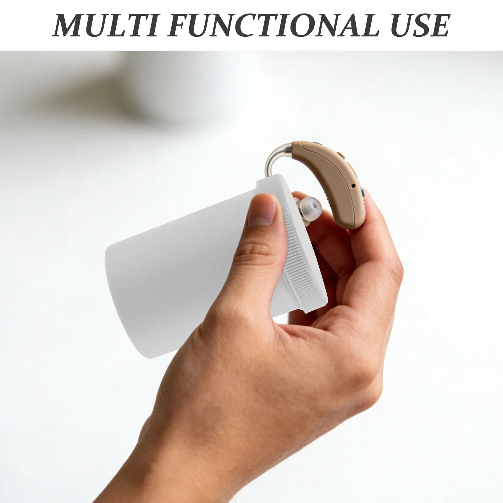 Hearing Aid Drying Box Compact Lightweight Dehumidifier Jar for Hearing Aids Earplugs Accessories Moisture Proof Protective Case - view 6