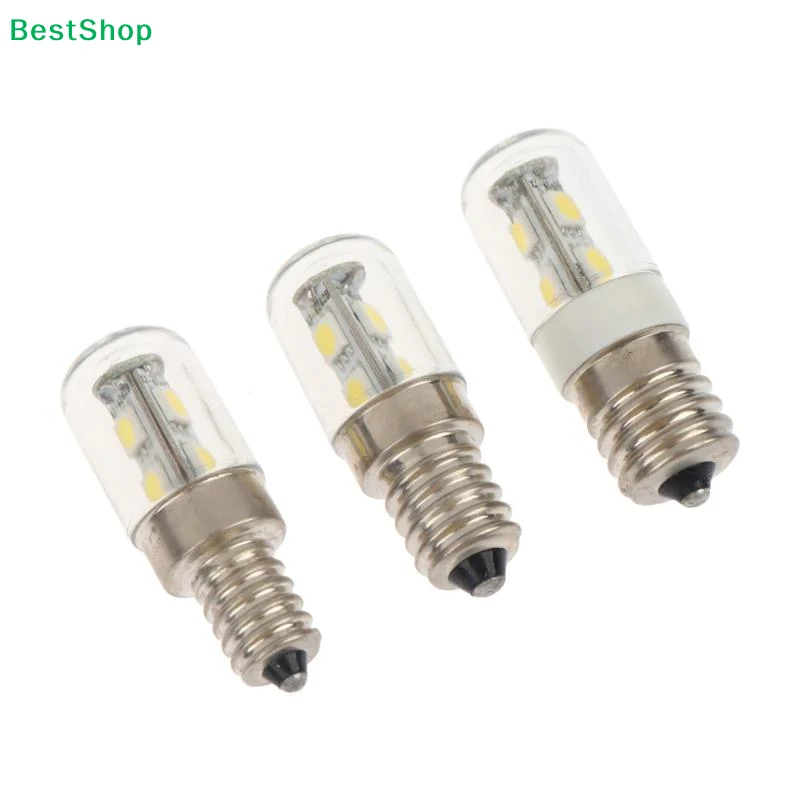 〔Y〕E12 E14 E17 LED Fridge Light Bulb 220V Refrigerator Corn Bulb LED Lamp Cold White Replace Halogen Chandelier Lights