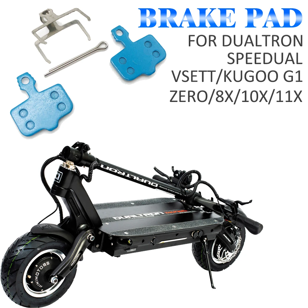 Brake Pads Friction Lining Metallic Brake Pad Accessories for Dualtron Speedual Zero 8X 10X 11X VSETT  Kugoo G1 Electric Scooter