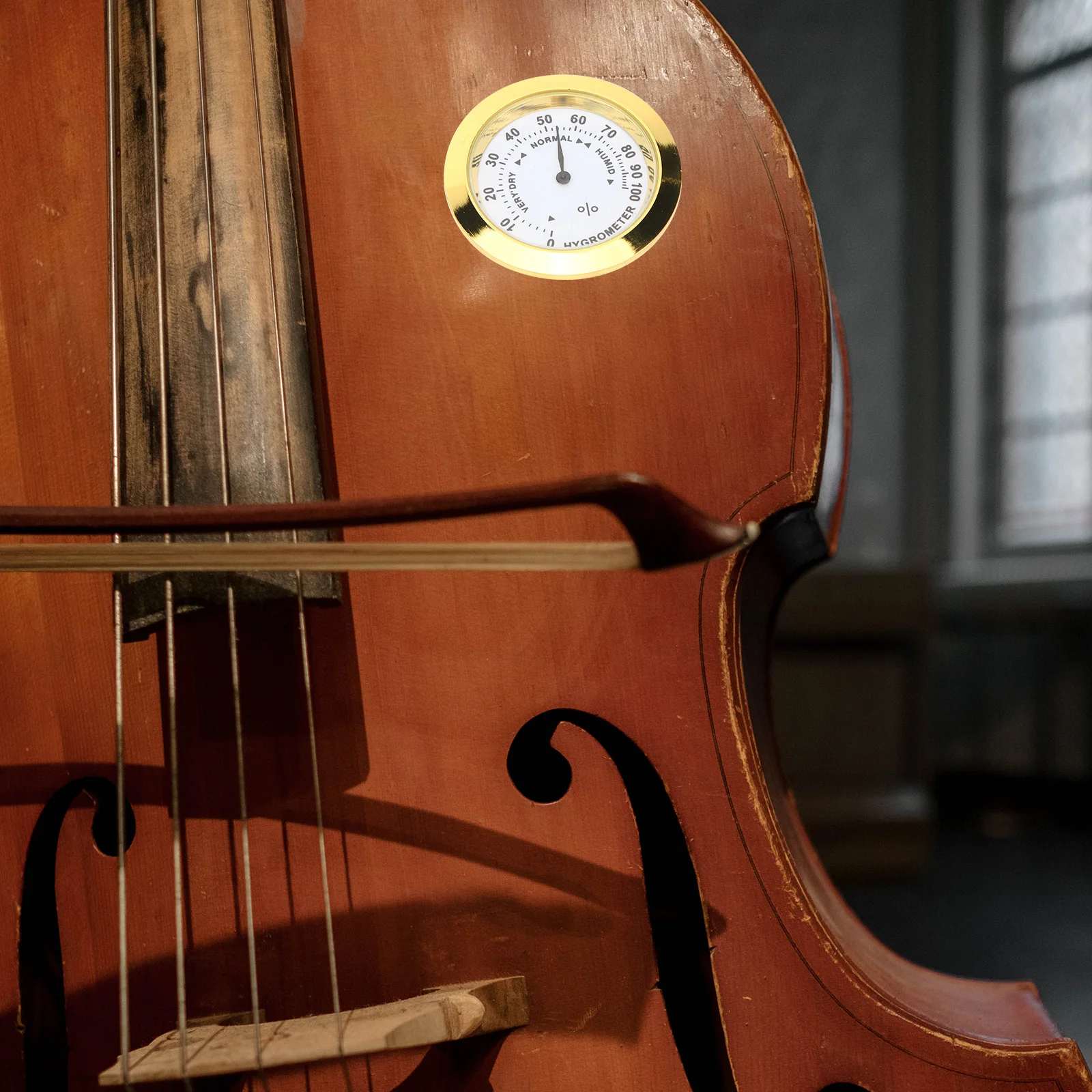 

Portable Alloy Violin Hygrometer Guitar Humidity Meter Musical Instruments Safe Reliable Sturdy Durable Simple Elegant Design