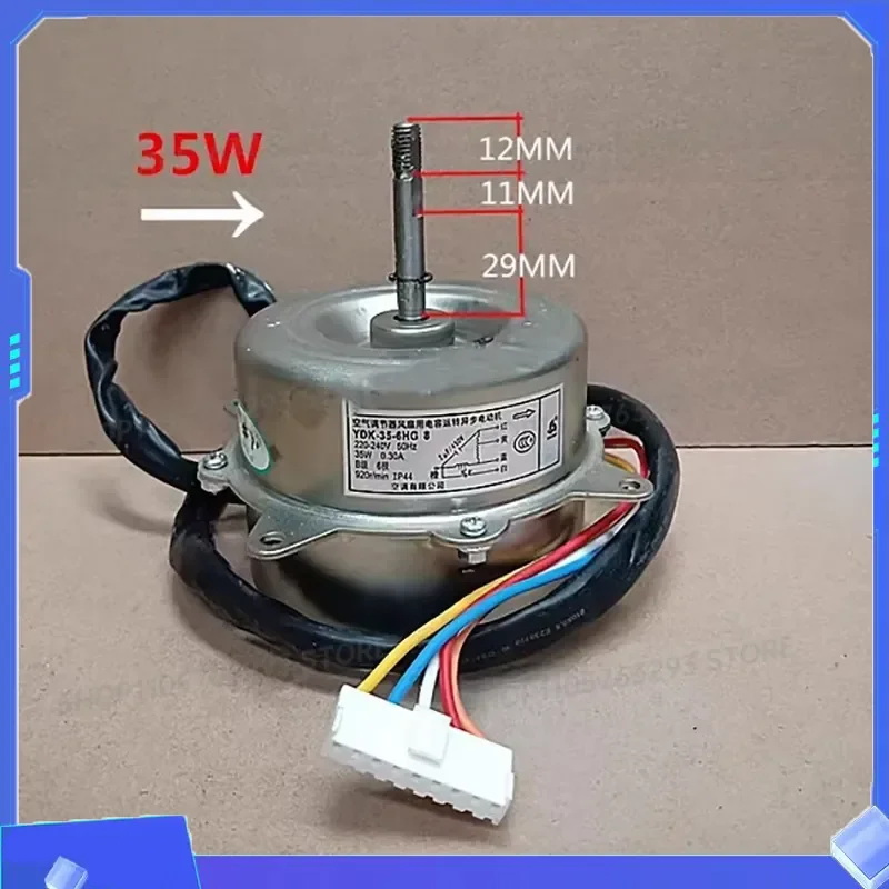for YDK-35-6HG 35W Air Conditioner Motor Cooling Fan Motor for AC Unit 2 4 6 8 Pole Replacement Parts