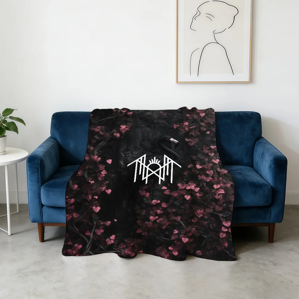 S-Sleep-ES T-Token-ES Band Blanket Flannel Warm Soft Throw Blanket For Room Sofa Childish Birthday Gifts