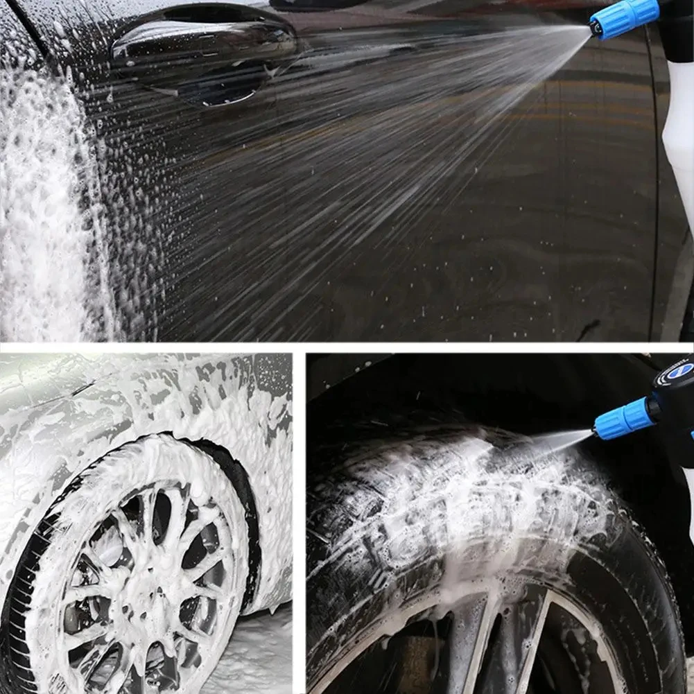 1.5L Electric Foam Sprayer Car Washing Foam Sprayer Can USB Rechargeable Foaming Pump Watering Can Car Wash Electric Water Gun