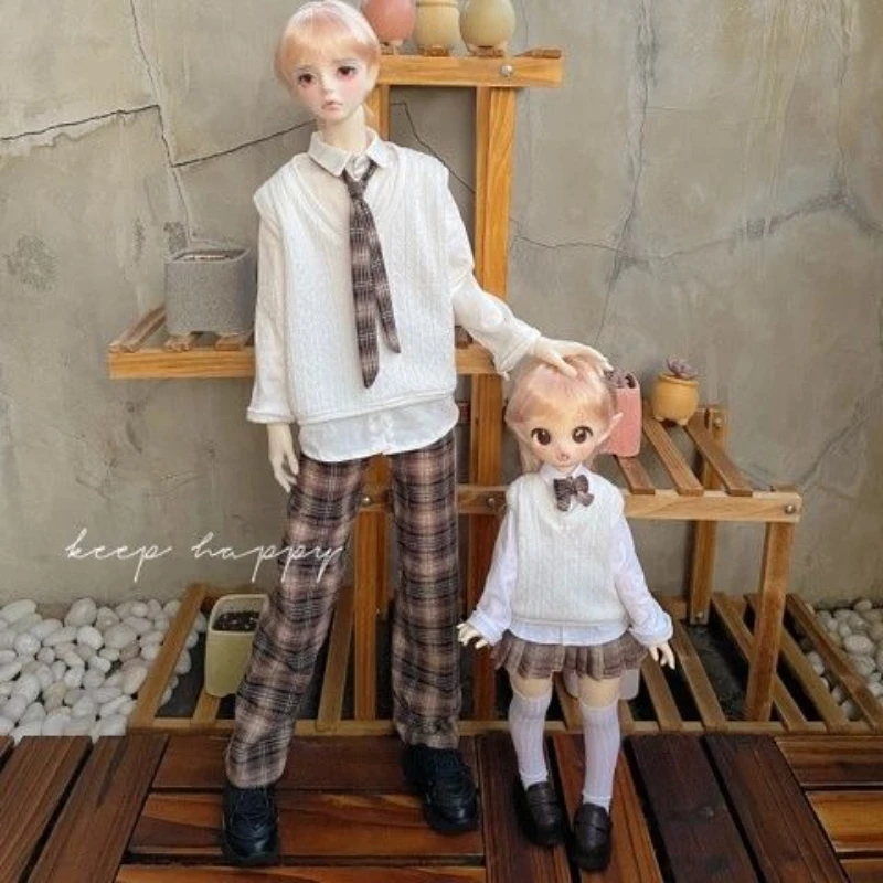 1/6 1/4 1/5 1/3 Doll's Clothes Suit for 30/36/45/60/62/65/68/70/72/75cm Bjd Doll Uniform JK Set Toys Doll Accessories, No Doll