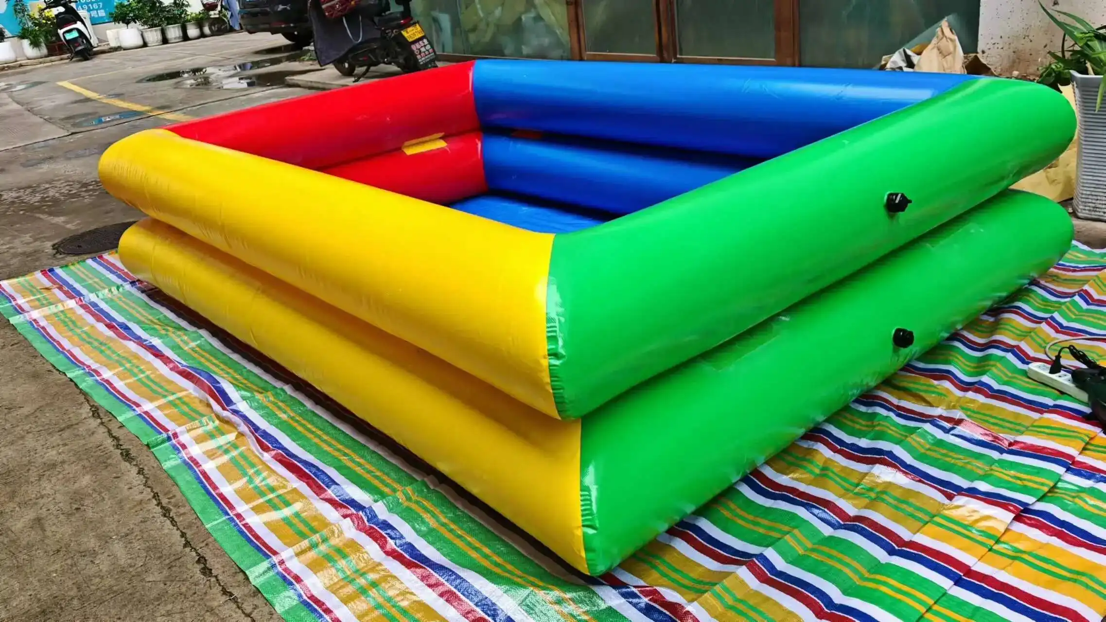 大人と子供のための2層のスイミングプール,工場で製造された楽しいスイミングプール,2x3m
