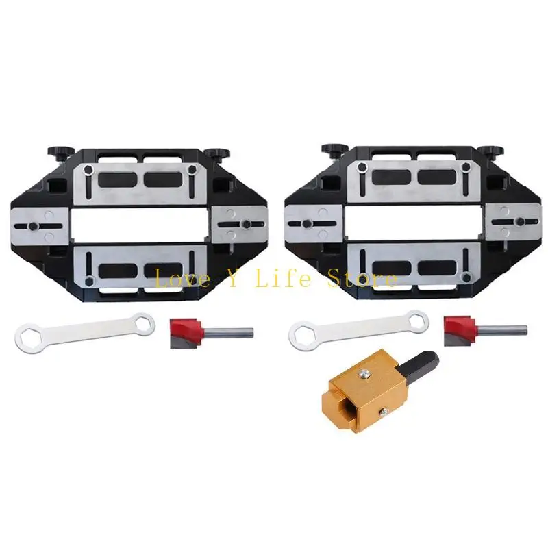 L74C الحفر الشق قفل دليل لوحة الباب المفصلي ثقب فتاحة الزاوية اليمنى نحت