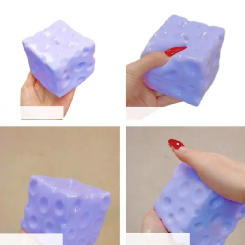 Blueberry Cheese Cake Slow Rising Stress Toy Soft Squeeze Fidget Toy Ideal Stocking Stuffer for Kids Adults