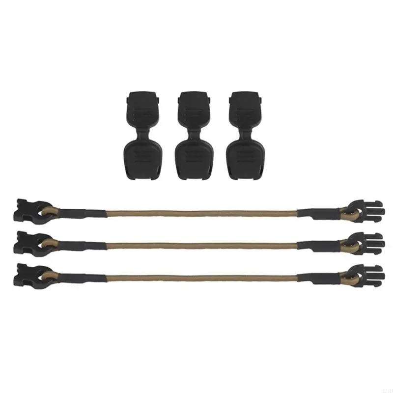   Elastic Retention Bands Fixing Lanyard For Outdoor Vests And Backpacks