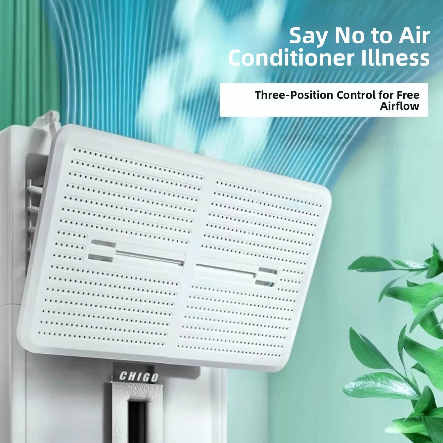 vertical-air-conditioner-windshield-cabinet-machine-cold-air-outlet-wind-guiding-windproof-ac-windshield-plastic-organizer