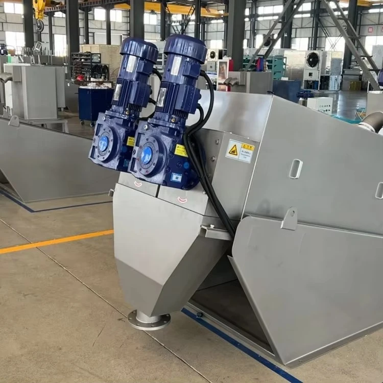 Screw Press Manufacturer Industrial Fully Automatic Dry-wet Separation Wastewater Treatment Sludge Dewatering Machine 5 Year