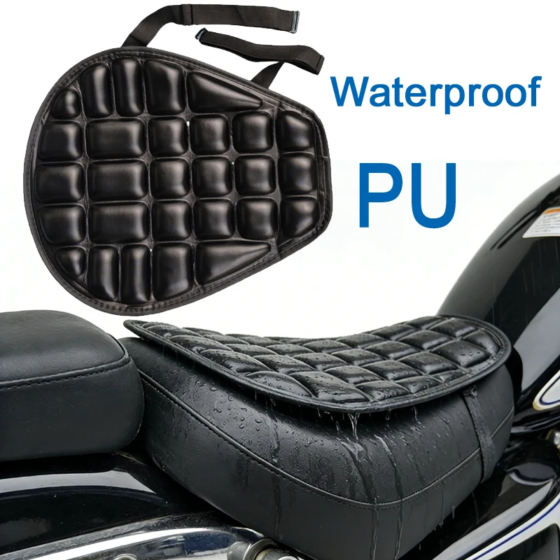 Almohadilla de Gel 3D Universal para Asiento de Motocicleta, Impermeable, Transpirable, Amortiguadora, Compatible con GZ150 TR150 HJ150 340mm 360mm
