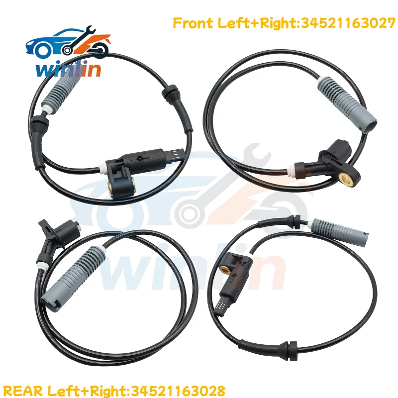 

NEW Front/Rear Left Right ABS Wheel Speed Sensor OEM For BMW E36 3 Series M3 Z3 34521163027 34521163028 CAR PARTS