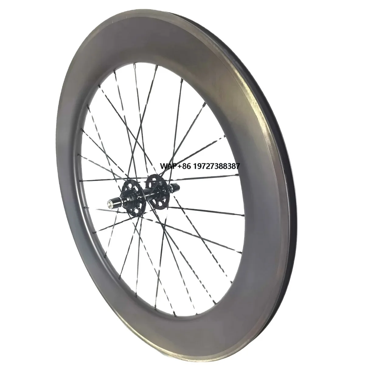 

Track Bike Carbon Wheels Fixie Wheelset 60mm 82mm Depth Clincher Double Fixed Gear Hub Single Speed Bicycle Clincher Wheelset