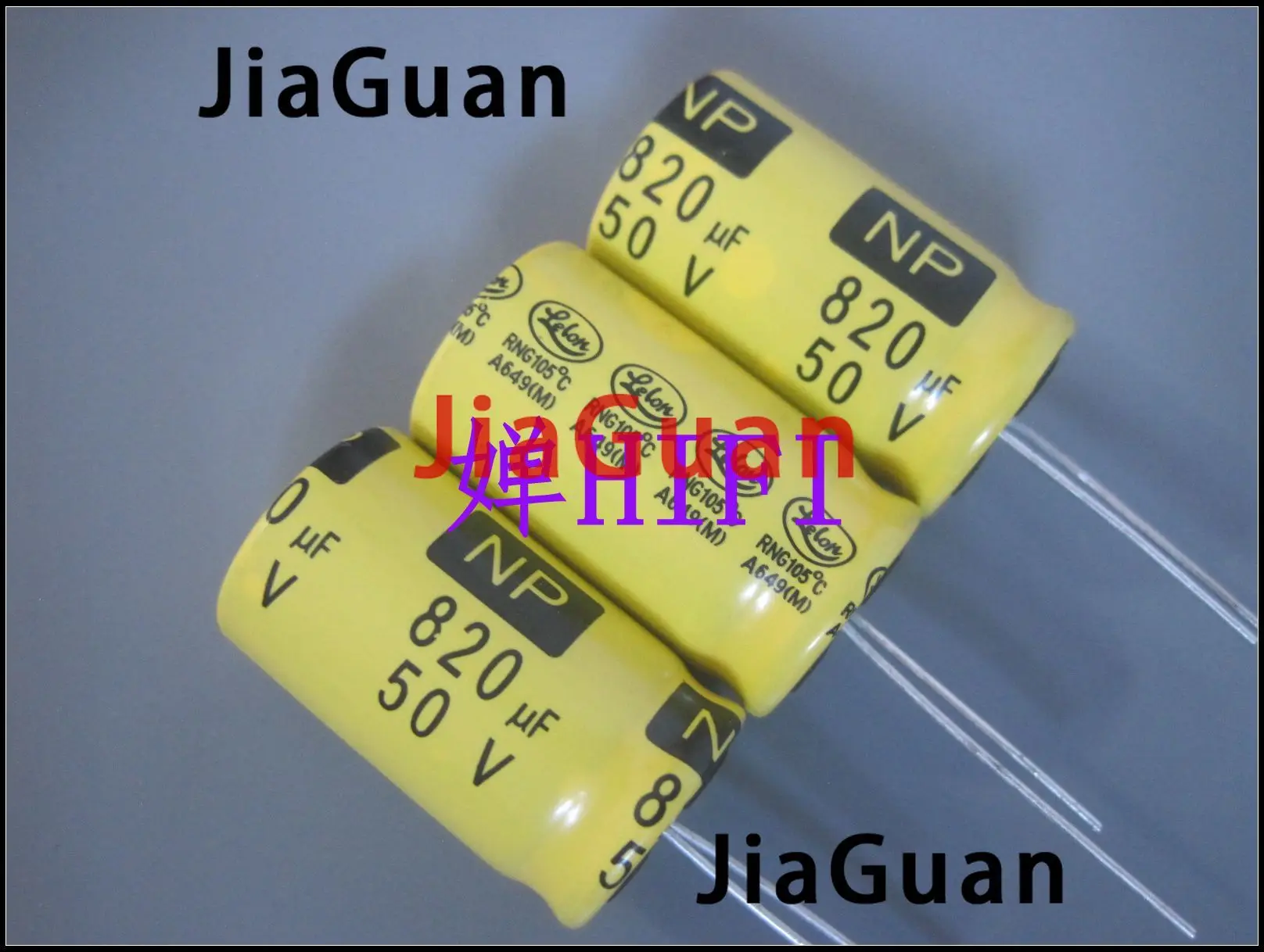 10PCS LELON NP BP 50v820uf 18x35mm Aluminum Electrolytic Capacitor 820uF/50V Low ESR Long Life 820UF 50V Lelon Non-polar