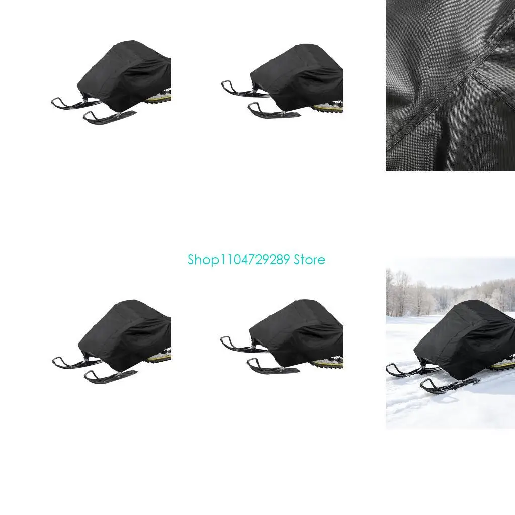 D8KE Snowmobile Cover Guard with Body-Contoured and Built-In Fasteners