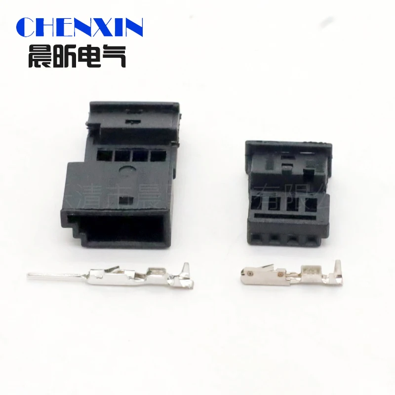 

Автомобильные разъемы, 4-контактный разъем жгута проводов дверного светильника 968813-9 838069609 0-1452576-1 968813-1, простая замена