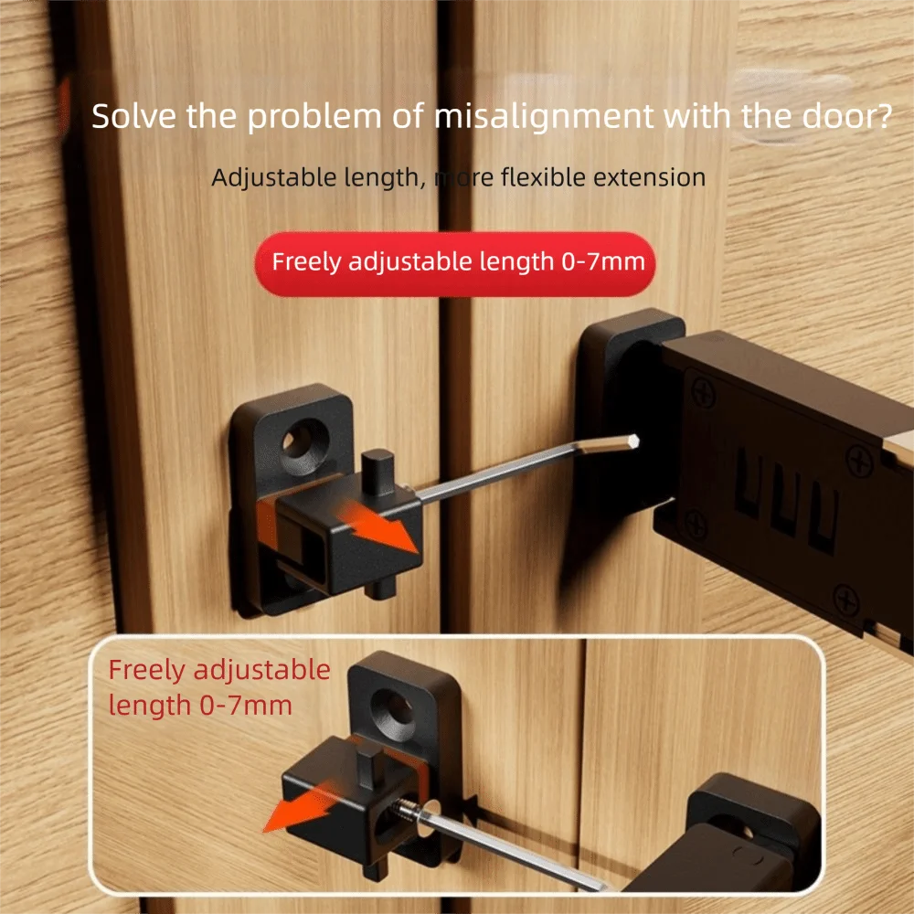 

Adjustable Cabinet Password Lock Zinc Alloy Erosion Resistant Security Lock Enhanced Security Door Bolt Lock Wine Cabinets