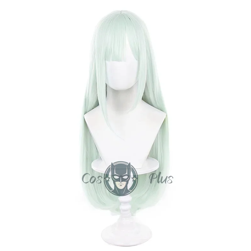 Pelucas de Cosplay de ANIME Mutsumi Wakaba, pelucas de disfraz de BanG Dream de 75cm de largo para mujer, pelo sintético verde claro resistente al calor + gorro de peluca