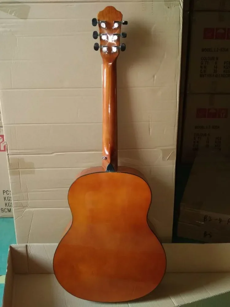 HS-C1-N 36 Inch Small Size Colour Travel Vintage Woods Acoustic Guitar