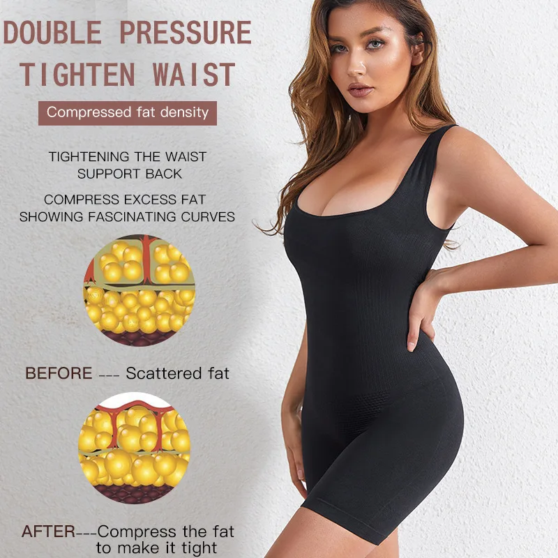 Women Postpartum Belly Tight Body Shaper Underwear Seamless Shapewear Bodysuit Large Size Waist Trainer Butt Lifter Shaping Top