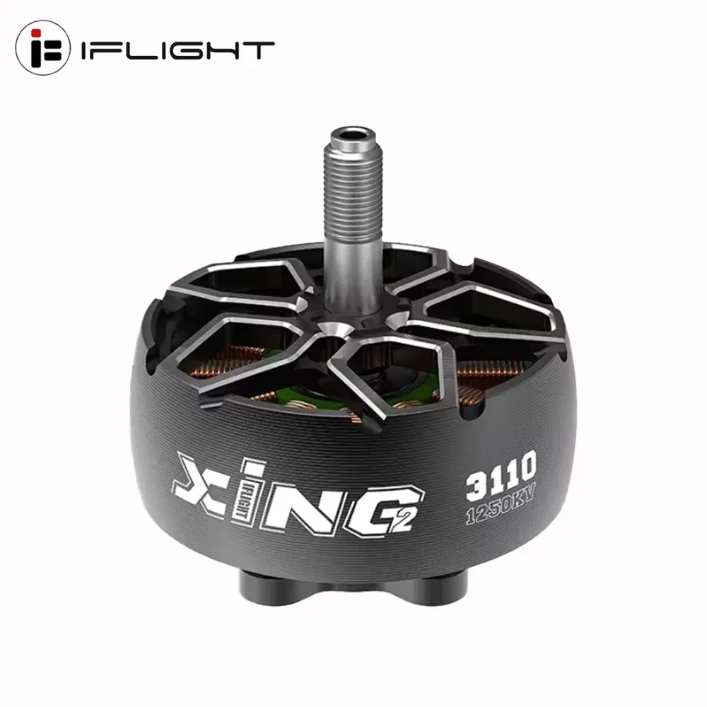 

iFlight XING2 3110 FPV Motor 900KV/1250KV/1600KV 6-8S, Titanium Shaft 5mm for Long Range Heavy Lift Drone, High Efficiency Upgra