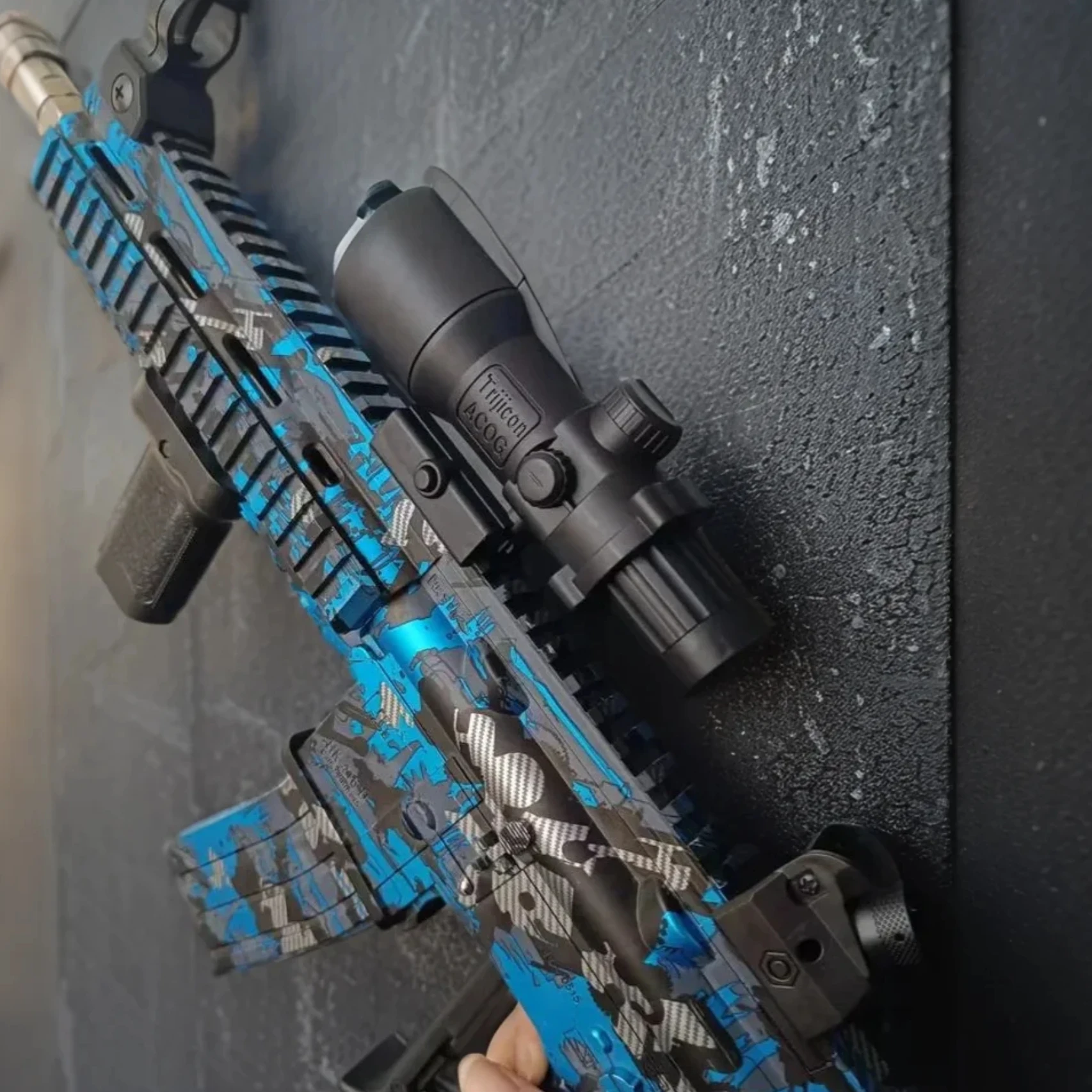 Pistola ad acqua per autolavaggio Stile M416 Divertente Blaster per pulizia all'aperto con spruzzo ad alta pressione Divertenti regali fantastici per adulti
