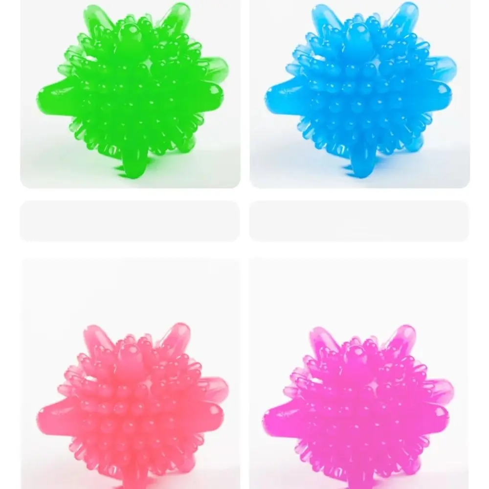 10PCS New Plastic Laundry Balls Friction Solid Cleaning Balls Antitangle Magic Stain Removal Washing Machine