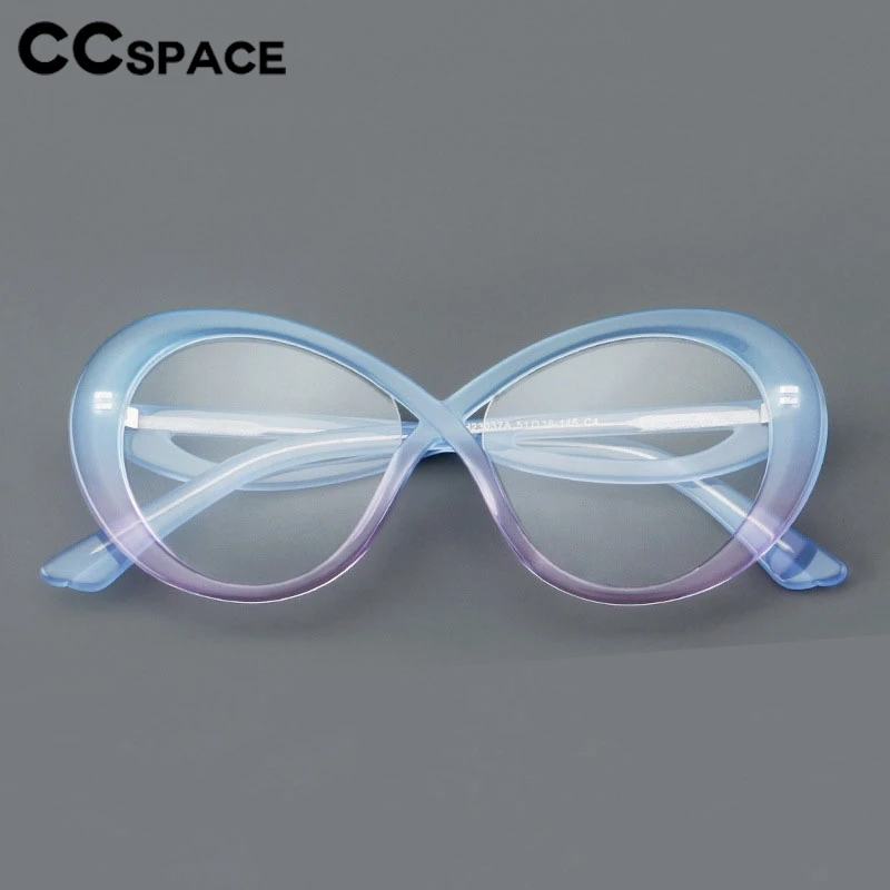 High Quality Acetate Reading Glasses Fashion Oval Color-blocked Optical Presbyopia Eyeglasses +50+100+150+200+250+300+350 300793