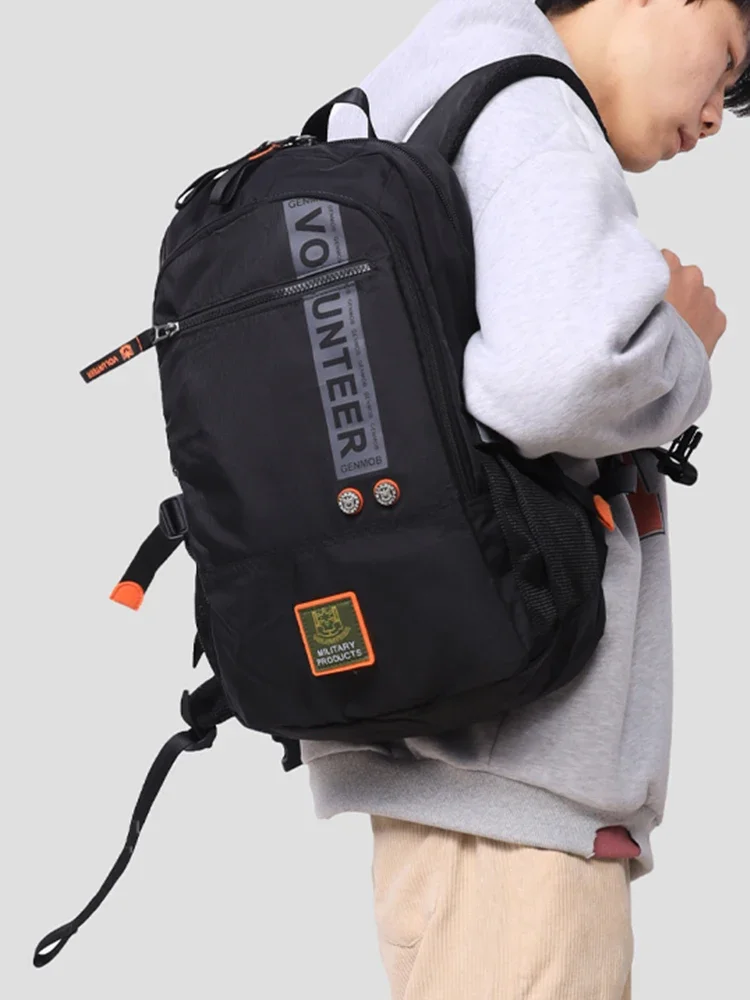 Volunteer Backpacks for Men 2023 New Computer Bags Large Capacity Hight Quality Waterproof Fashion Shoulders Bag 1609-17