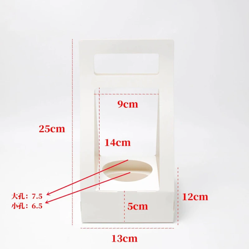 مزدوج الوجهين مقاوم للماء كرافت ورقة المحمولة سلة للزهور باقة مقبض الكرتون الإبداعية باقة عطلة هدية التفاف مربع