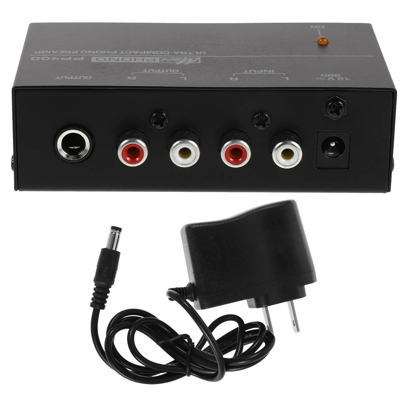 

Metal Phono Turntable Preamp for Record Player Compact Stereo Preamplifier Replacement Household Hifi Home Audio Component