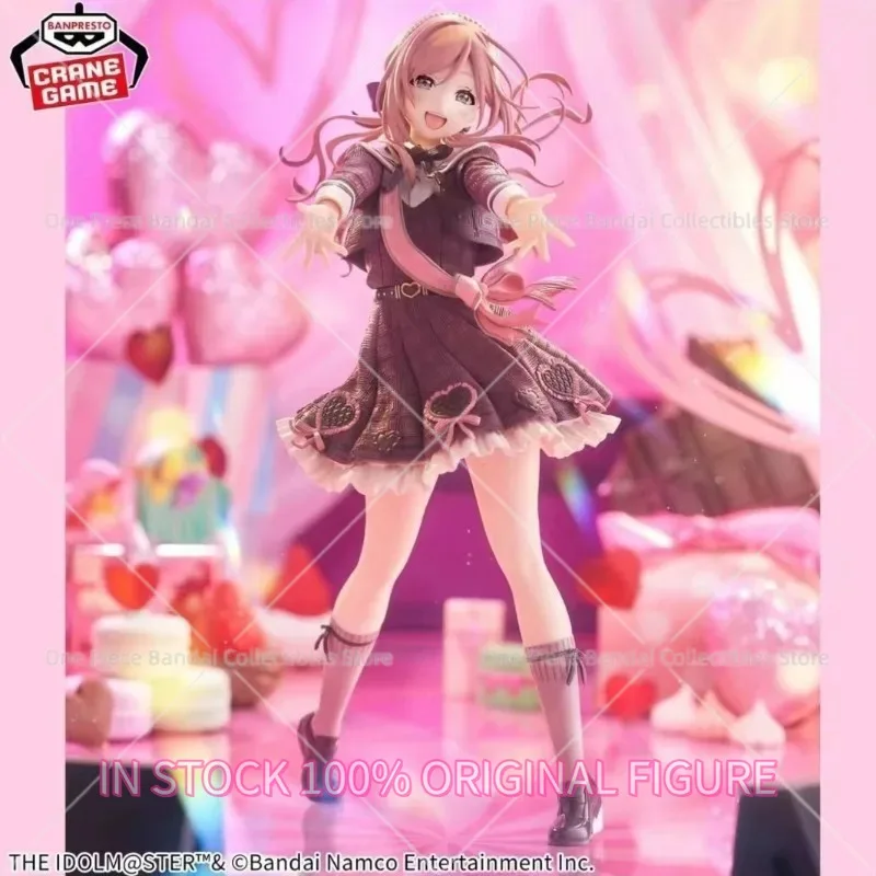 100% Original BANDAI Banpresto ESPRESTO Sweet Moment Gakuen Idolm@ster Rinami Sena Hiro Anime Collectible Figure Set In Stock