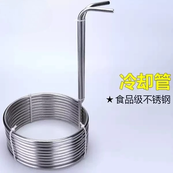 304 Stainless Steel Cooling Coil Home Brew Beer Wort Chiller for Home Brewing Fermentation