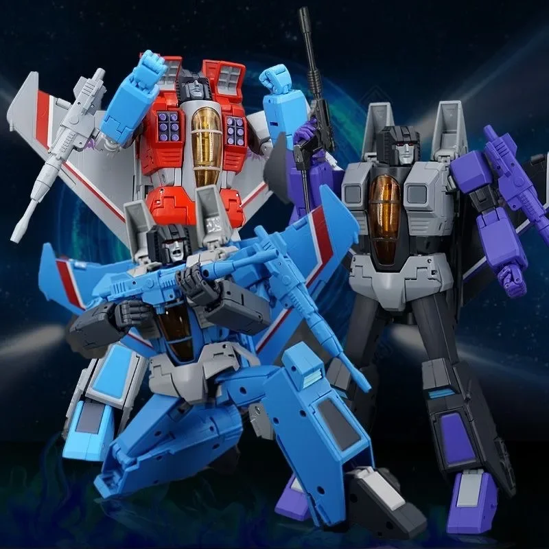 새로운 재고 MP-52SW 스카이워프 MP-52+ 썬더크래커 MP-52 스타스크림 Ver.2.0 KO 변신 장난감 액션 피규어 선물 장난감