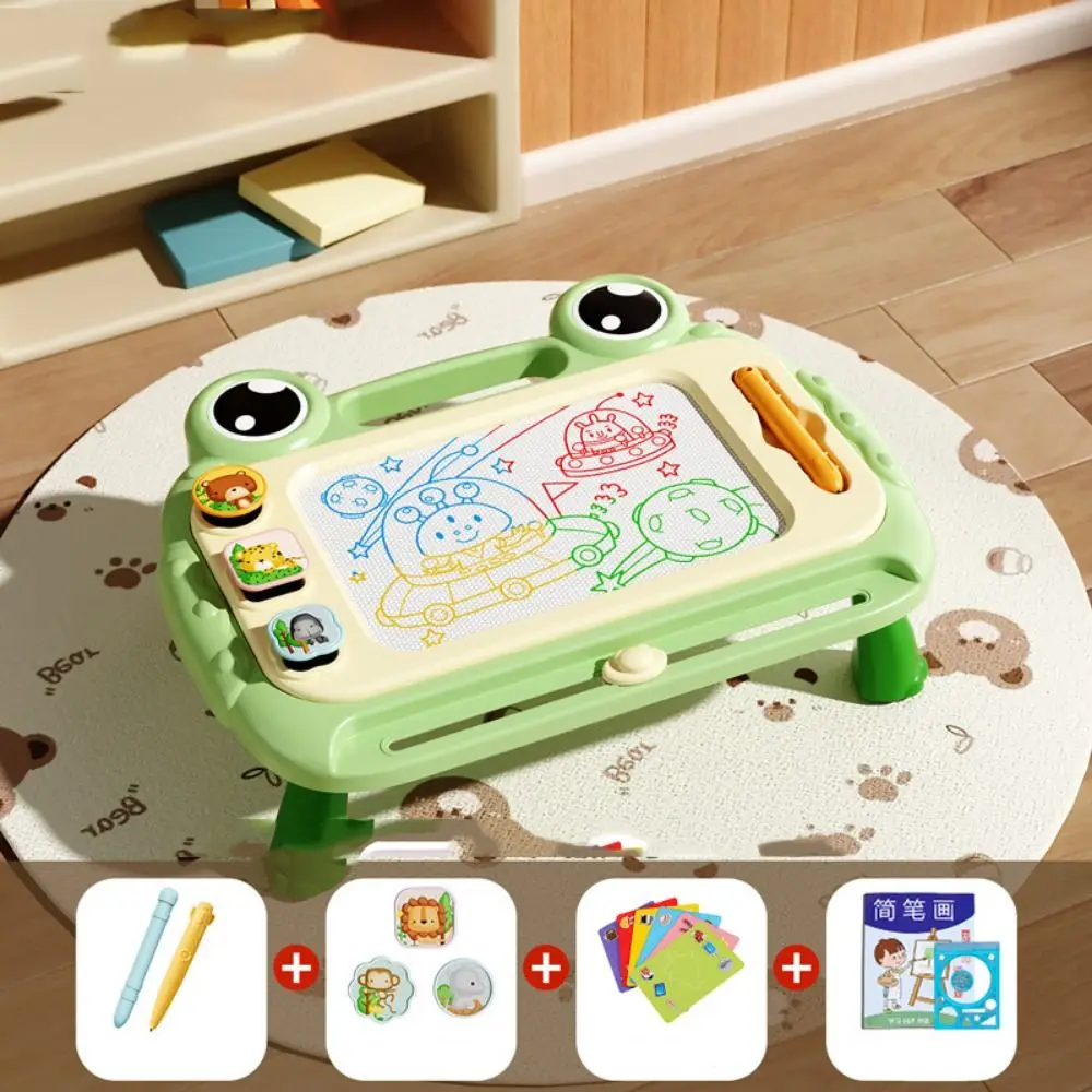 Frog Magnetic Drawing Board Painting Writing Doodle Board Toy Pad Erasable Erasable Magnetic Graffiti Board