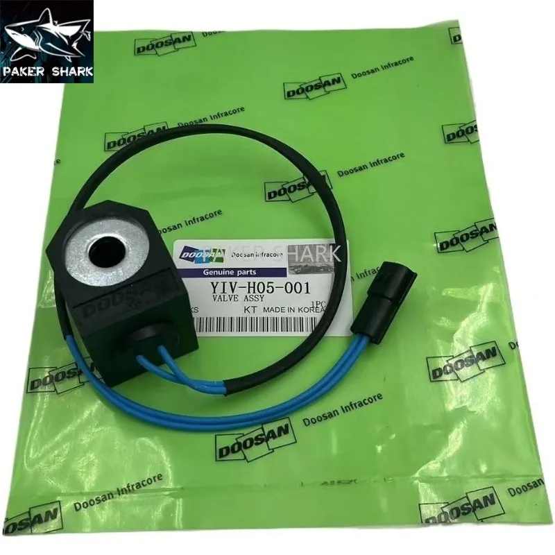 

For Daewoo Doosan DH220-5 DH215-7 DH235 Solenoid Valve Coil DH225-7 DH150-7 DX225LCA Solenoid Valve Coil Excavator