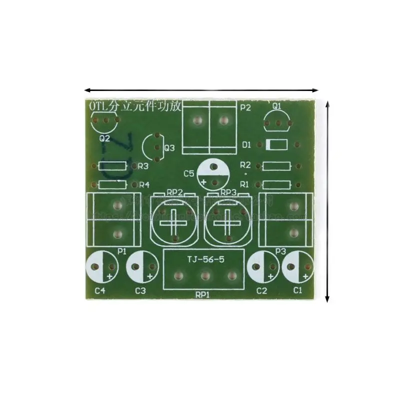 OTL discrete component power amplifier teaching kit, making DIY welding process skills training